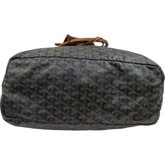 7101244AP (S6) Goyard Tote Bag Black PVC - Picture 3 of 9